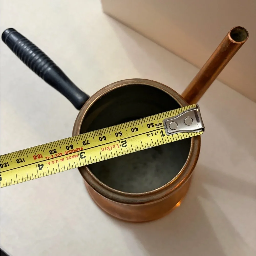 Vintage Copper pot without cap with Black Handle - Picture 5 of 8